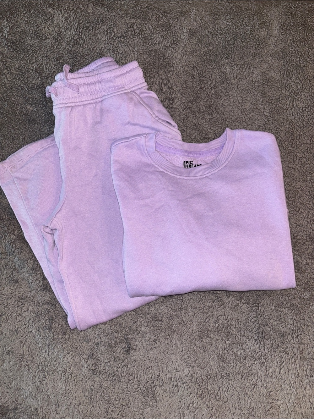 Girls Orchid Jogger Sweatpants Set